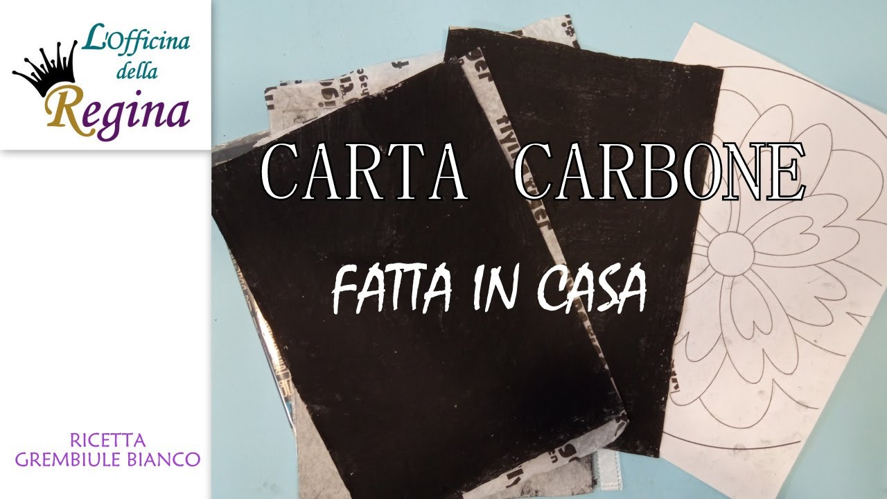 Carta carbone fatta in casa