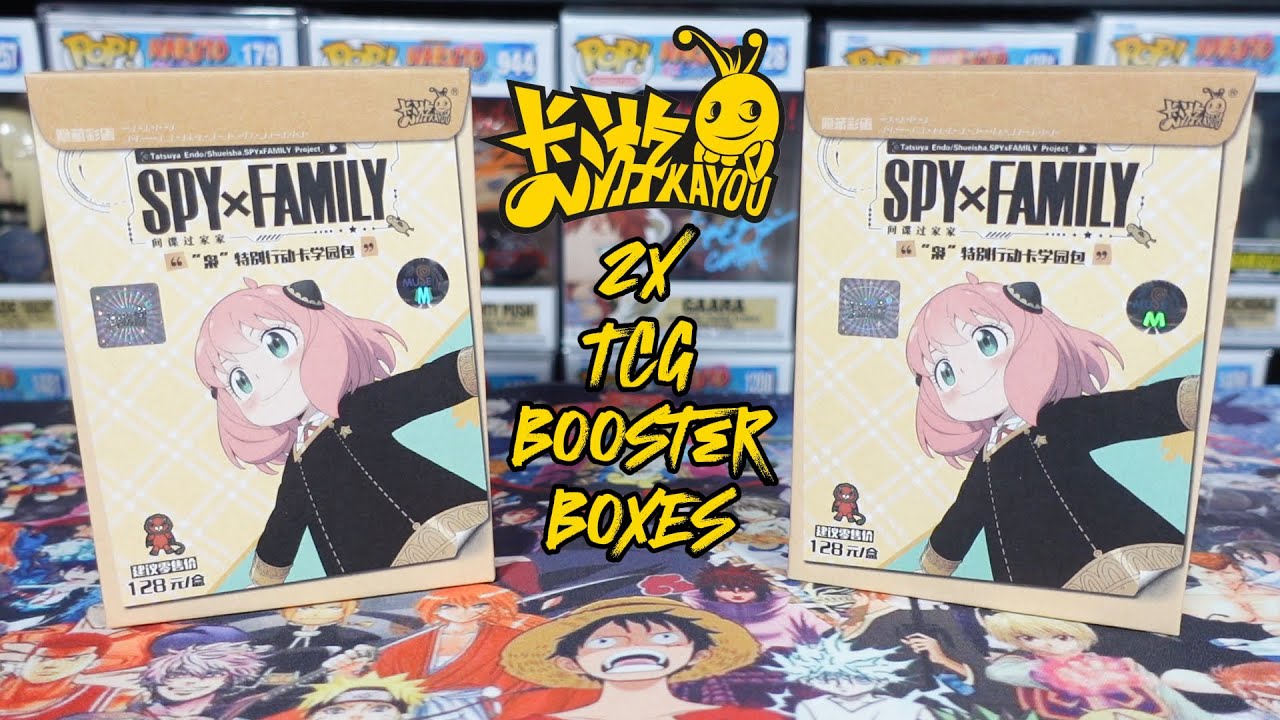Opening 2x SPY x FAMILY Kayou TCG Booster Boxes