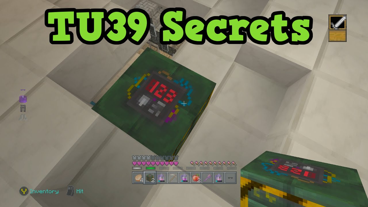 Minecraft Xbox 360 / PS3 TU39 Secret Features