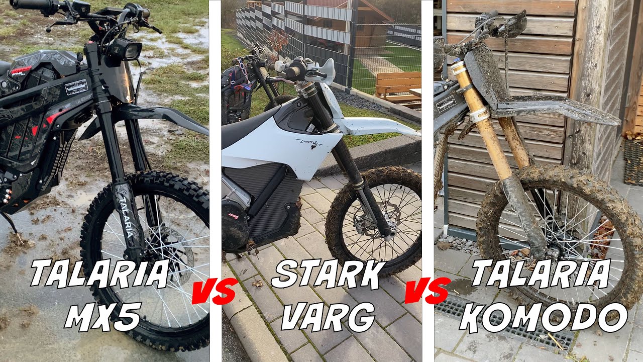 Talaria MX5 vs Stark Varg vs Talaria Komodo // ENDURO