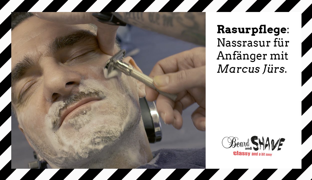 Rasurpflege: Die Nassrasur für Anfänger mit dem Rasierhobel - Marcus Jürs
