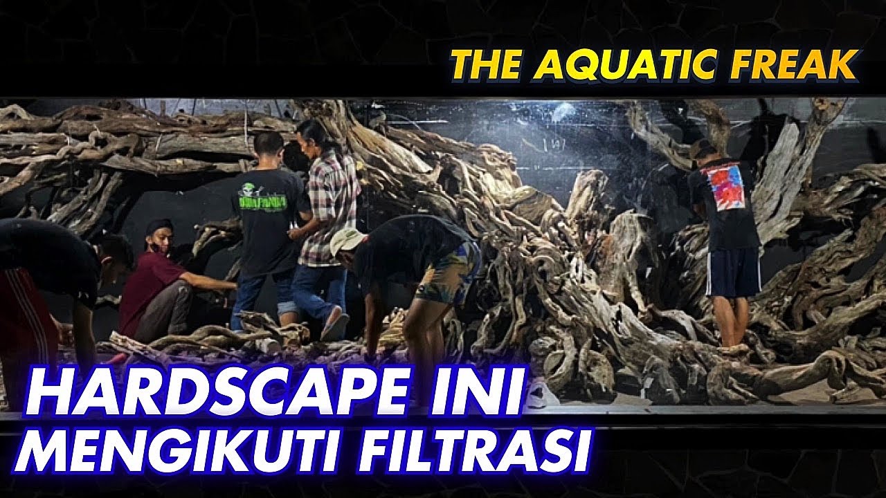 #43- HARDSCAPE PALING GILA !! MEGATANK 100TON Feat @The Aquatic Freak