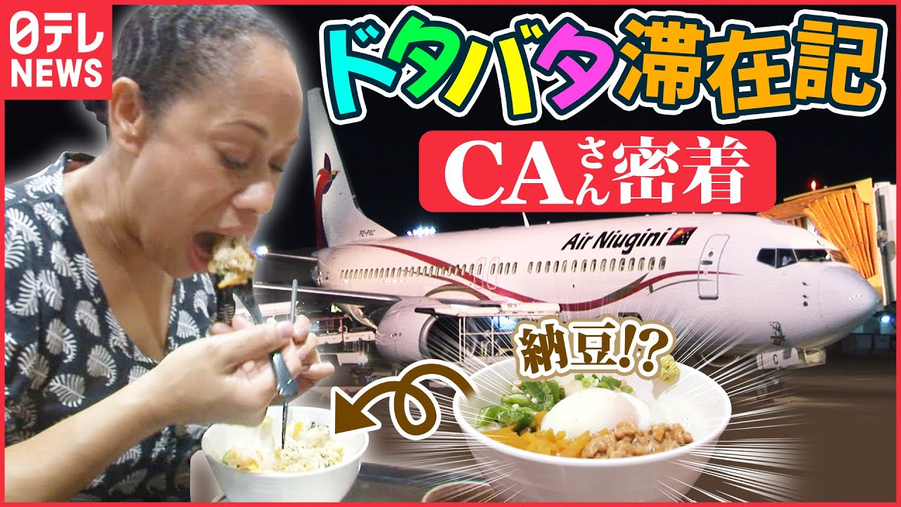 【空港】飛行機では見られない…外国人CA日本滞在に密着!納豆に初トライ!?「レアな航空会社」『every.特集』