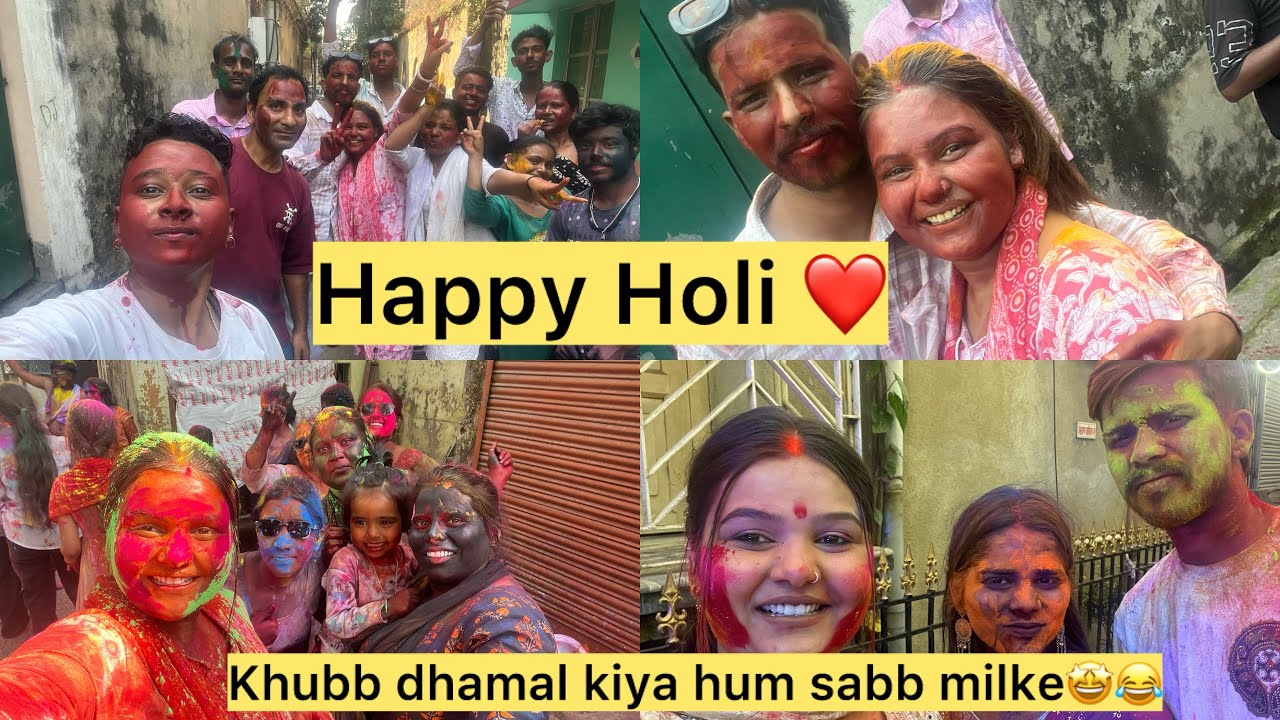 Iss bar ka🤩 holi  me kuch alg mza aya❤️ akhir kyu jna pada hospital🙂????#faimlyvlog 