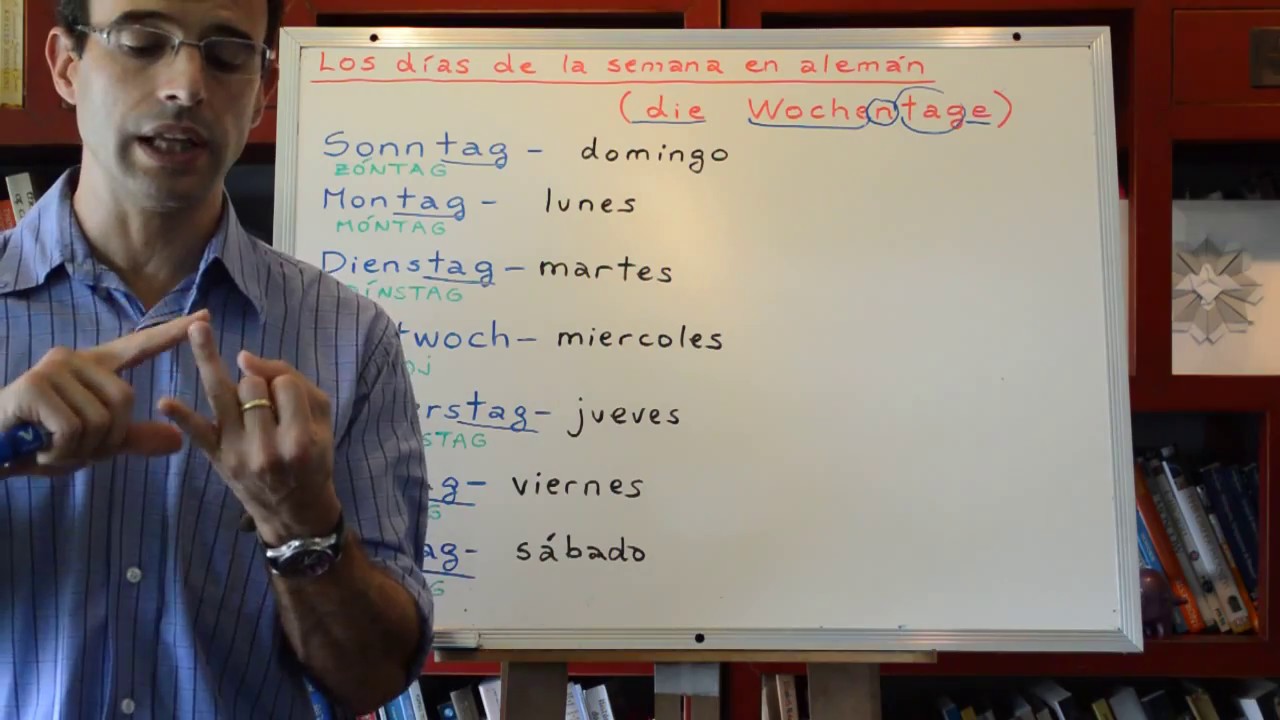 Curso de aleman 37: Los dias de la semana en aleman