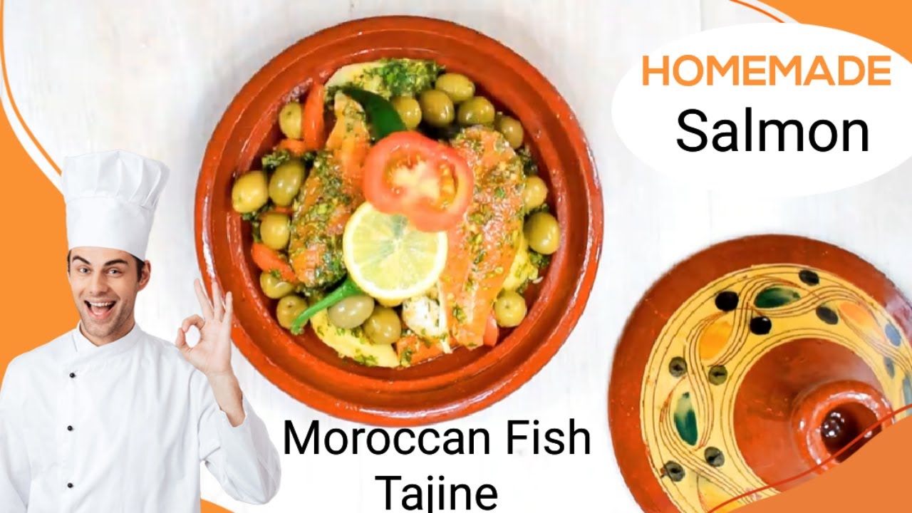 How to Cook a healthy Salmon Fish Tajine with the Moroccan Way l Moroccan Kitchen
