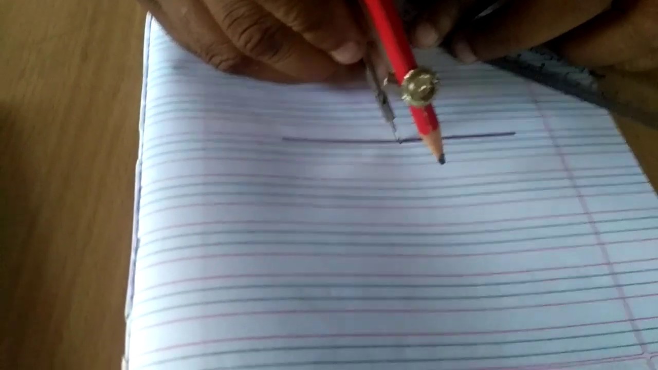 How to draw 150&deg; angle using compass. | How to construct 150 degree angle with compass