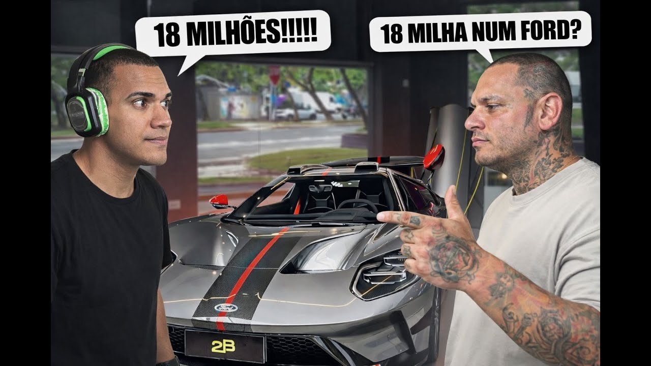 Reagindo ao carro mais caro do Brasil (Ford GT de 18 milhões)