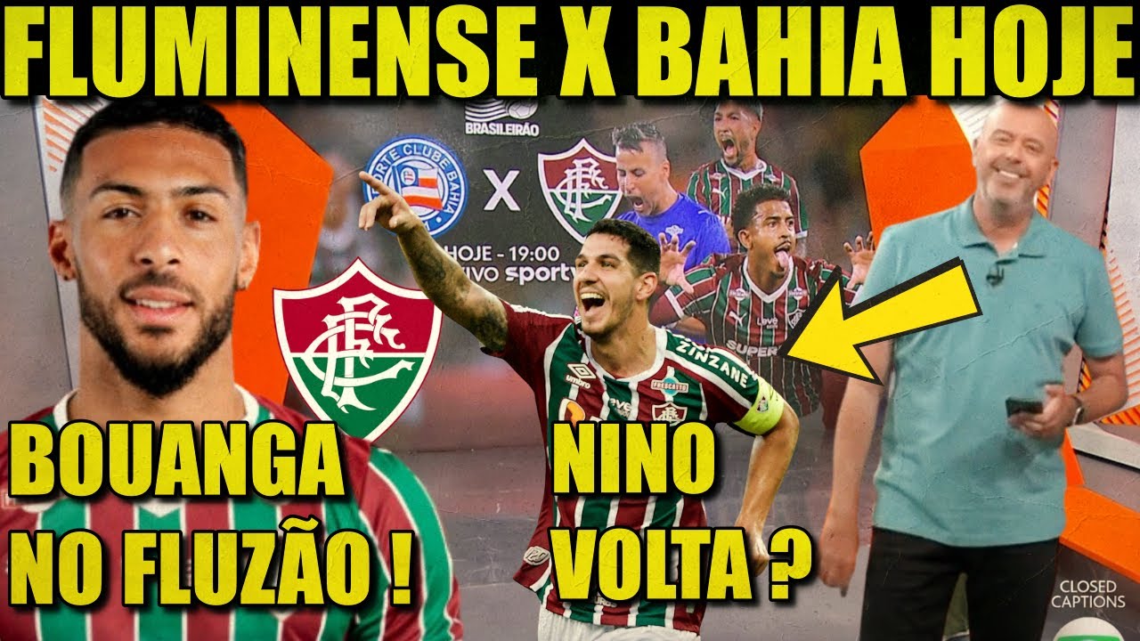 GLOBO ESPORTE RJ DE HOJE: NOTÍCIAS DO FLUMINENSE HJ | NINO VOLTA AO FLU? DENIS BOUANGA CHEGANDO!