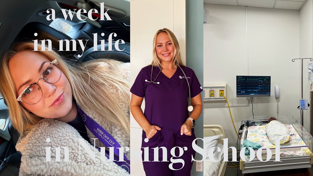 Неделя из жизни студентки-медсестры | Подготовка к NCLEX, провал на экзамене и сравнение сестринс...