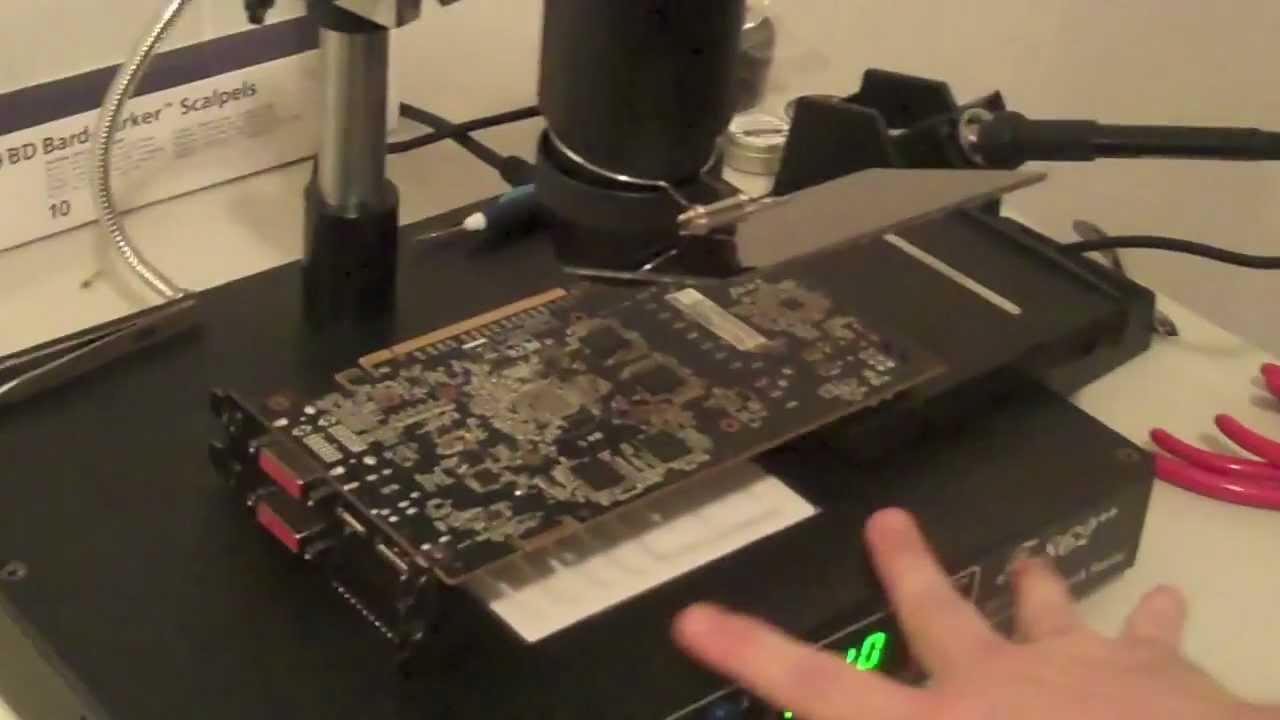 BGA Rework of the RadeonHD 5770 Part 2