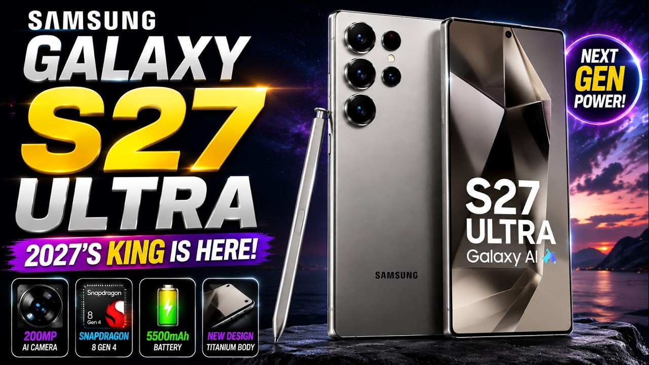 Samsung Galaxy S27 Ultra - 4 New Models LEAKED for 2027!