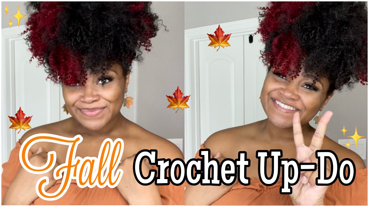 FUN 🍁FALL🍁 CROCHET UP-DO | LULUTRESS 4B KINKY | LULUTRESS WATERWAVE | SENSATIONNEL 4C COILY |