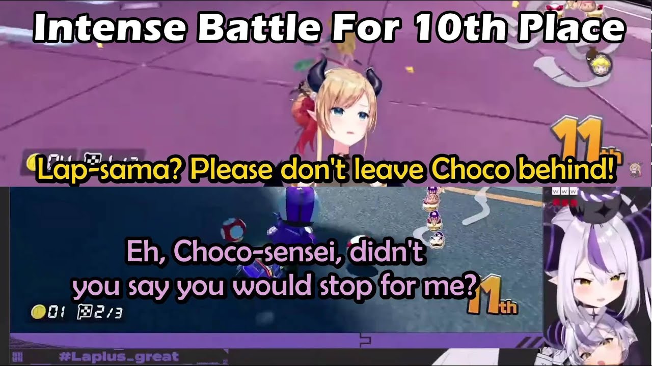 Intense Battle For 10th Place Between Yuzuki Choco and Laplus Darkness In Group B Qualifying