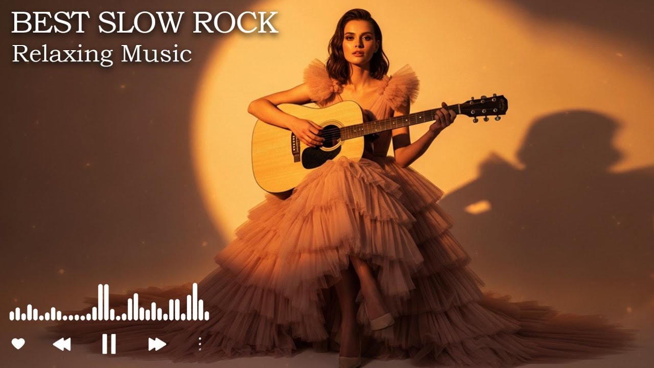Golden Hour Slow Rock Love Songs | Heartfelt Melodies for Peaceful Nights