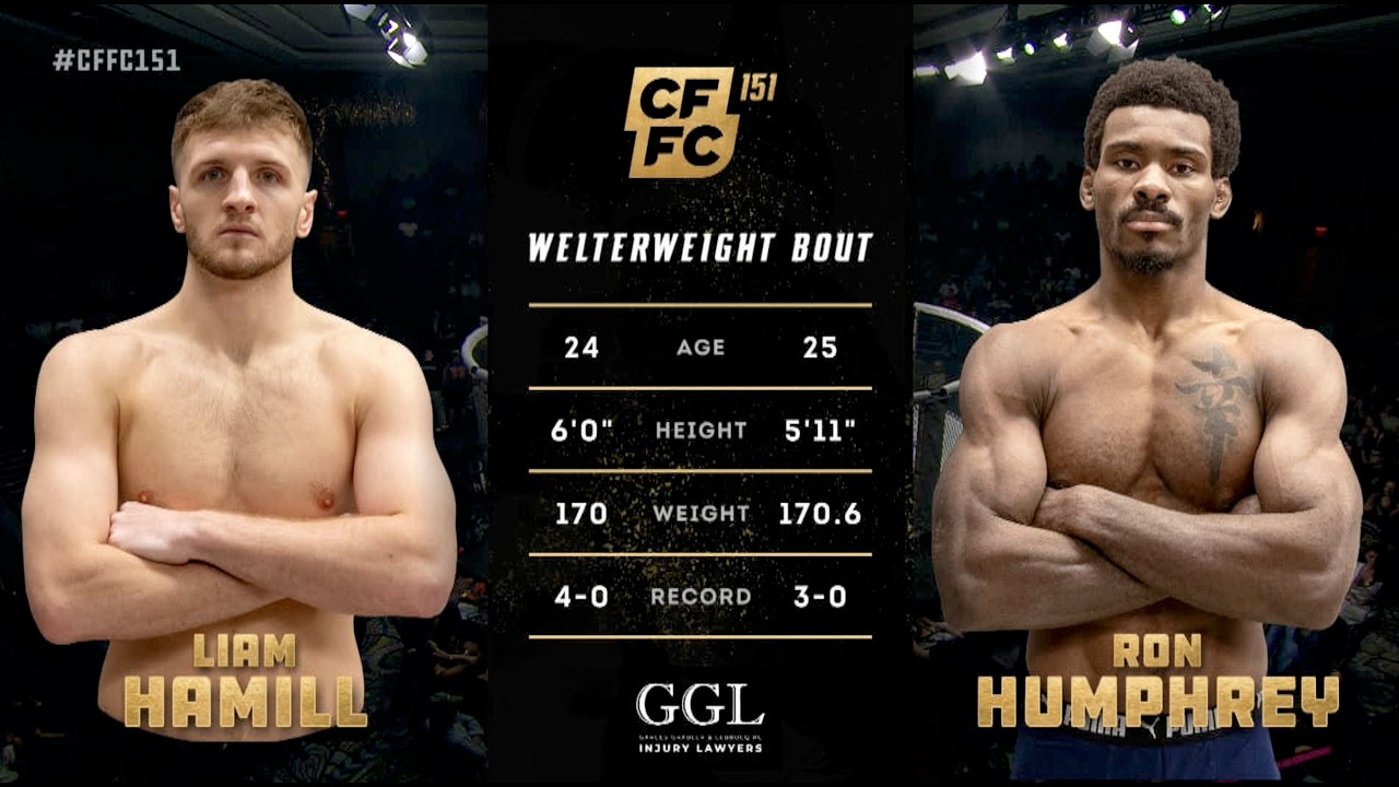 Ronald Humphrey vs. Liam Hamill | Full Fight Replay | CFFC 151