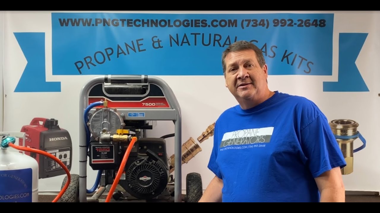 PowerBoss 5250 - Conversion video from gas to Propane & Natural Gas