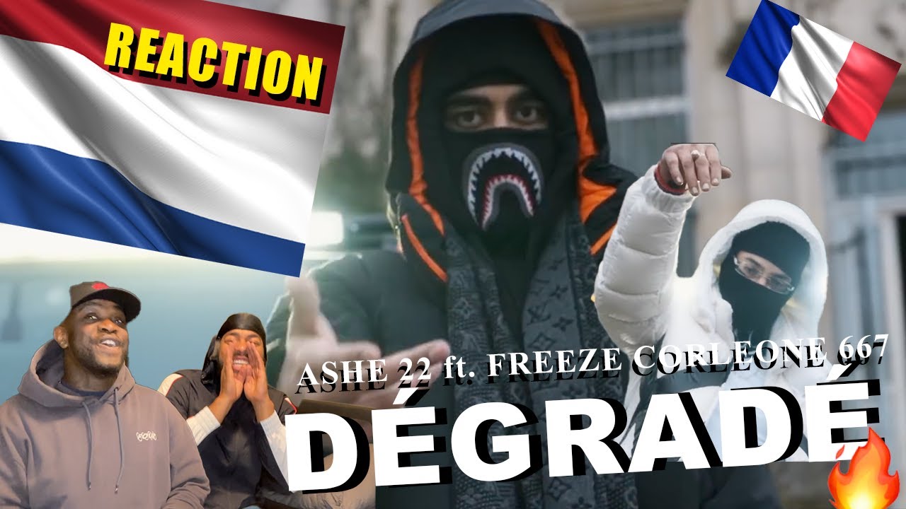 🇳🇱DUTCH REACTION TO FRENCH RAP🔥DÉGRADÉ ASHE 22 feat  Freeze Corleone 667