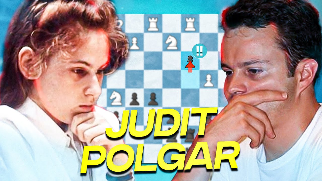 JUDIT POLGAR -HISTORIQUE avec La REINE DES ÉCHECS !