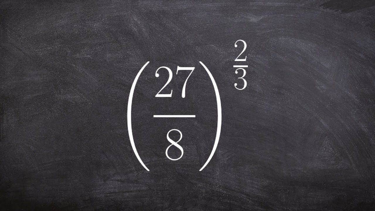 Simplifying fraction being raised to a rational power, fraction raised to a fraction
