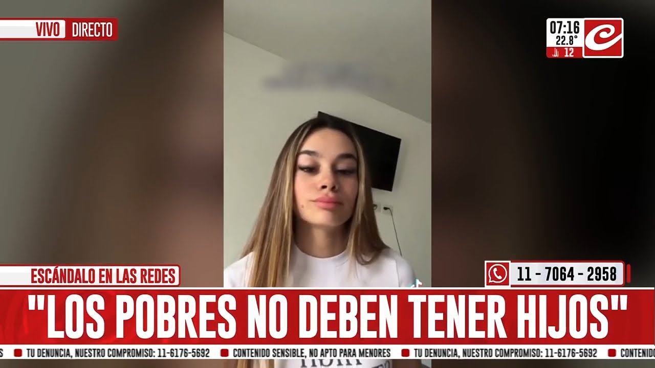 Sostuvo que los pobres no deberían tener hijos y generó polémica en las redes