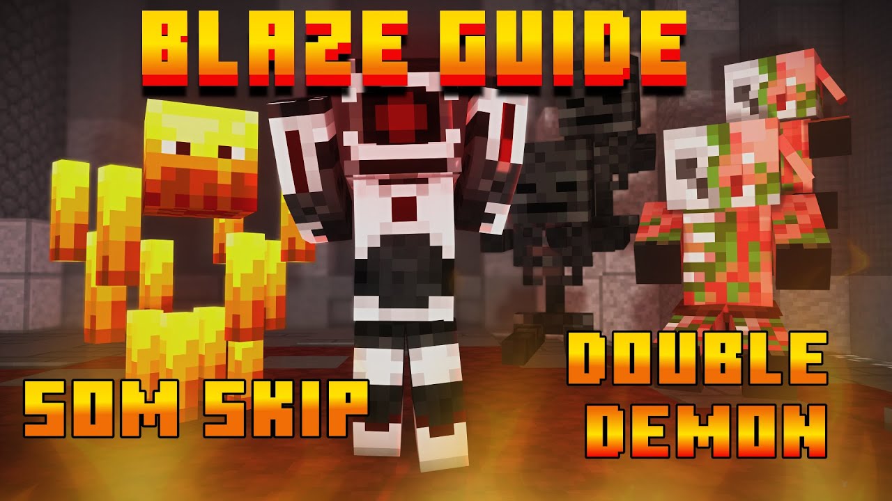 ЛУЧШИЕ прыжки Blaze! Гайд по Blaze Slayer | 50-метровый прыжок и двойной демон | Hypixel Skyblock