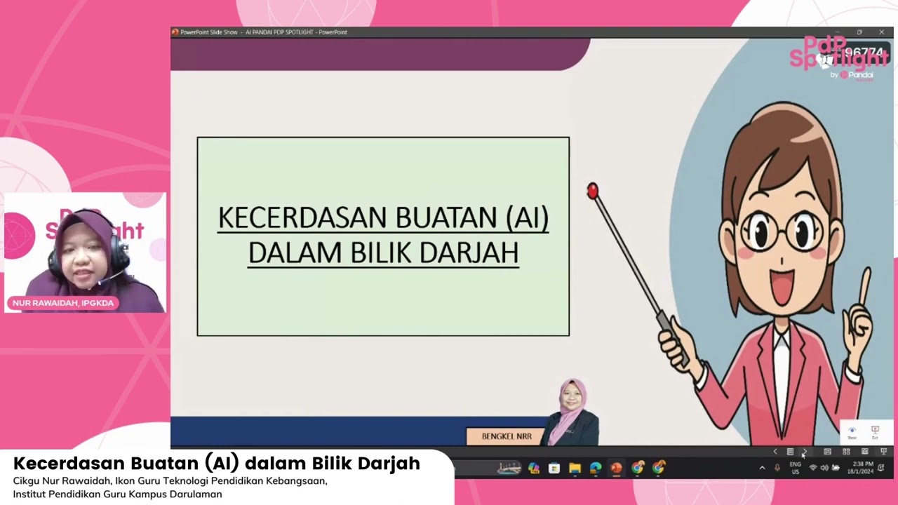 Bengkel Digital #2: Kecerdasan Buatan (AI) dalam Bilik Darjah oleh Cikgu Nur Rawaidah