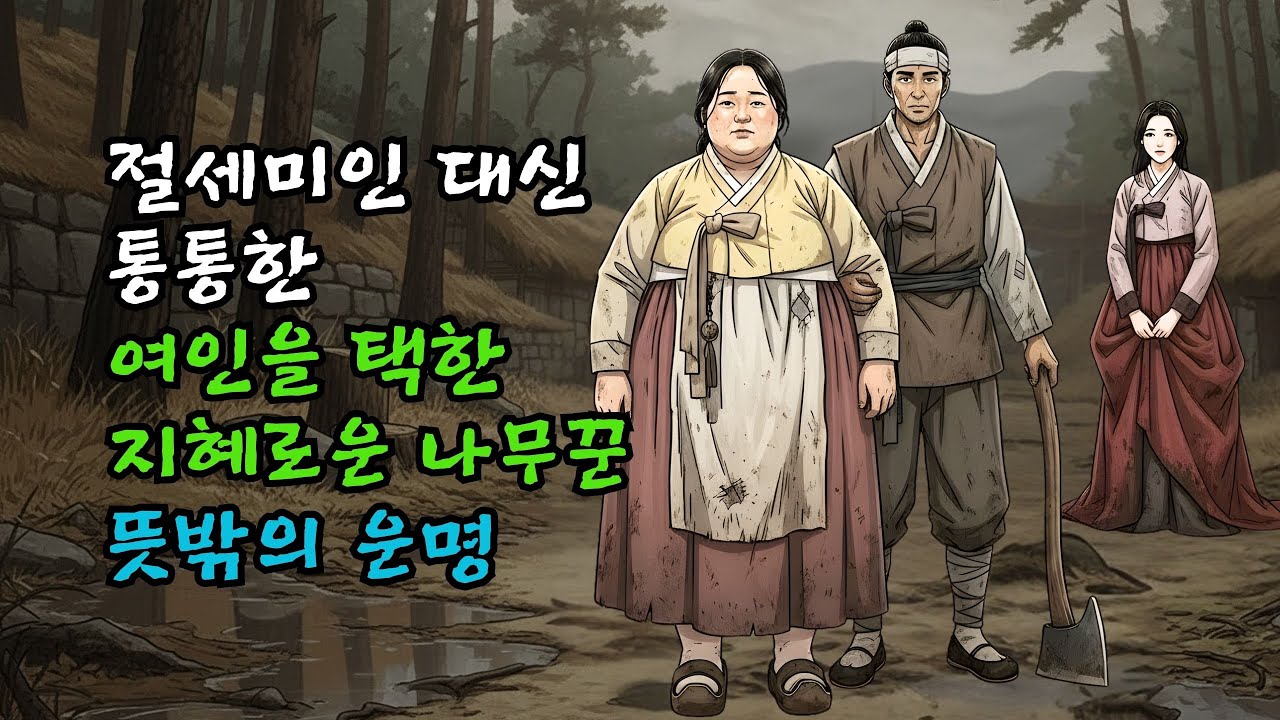 절세미인을 마다하고 통통한 여인을 택한 지혜로운 나무꾼 | 야담·만담·전설·옛이야기