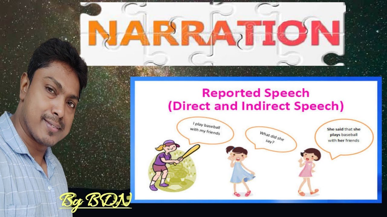 Direct Speech And Indirect Speech I Narration I Basic Ideas Before Changing Narration I BDN.