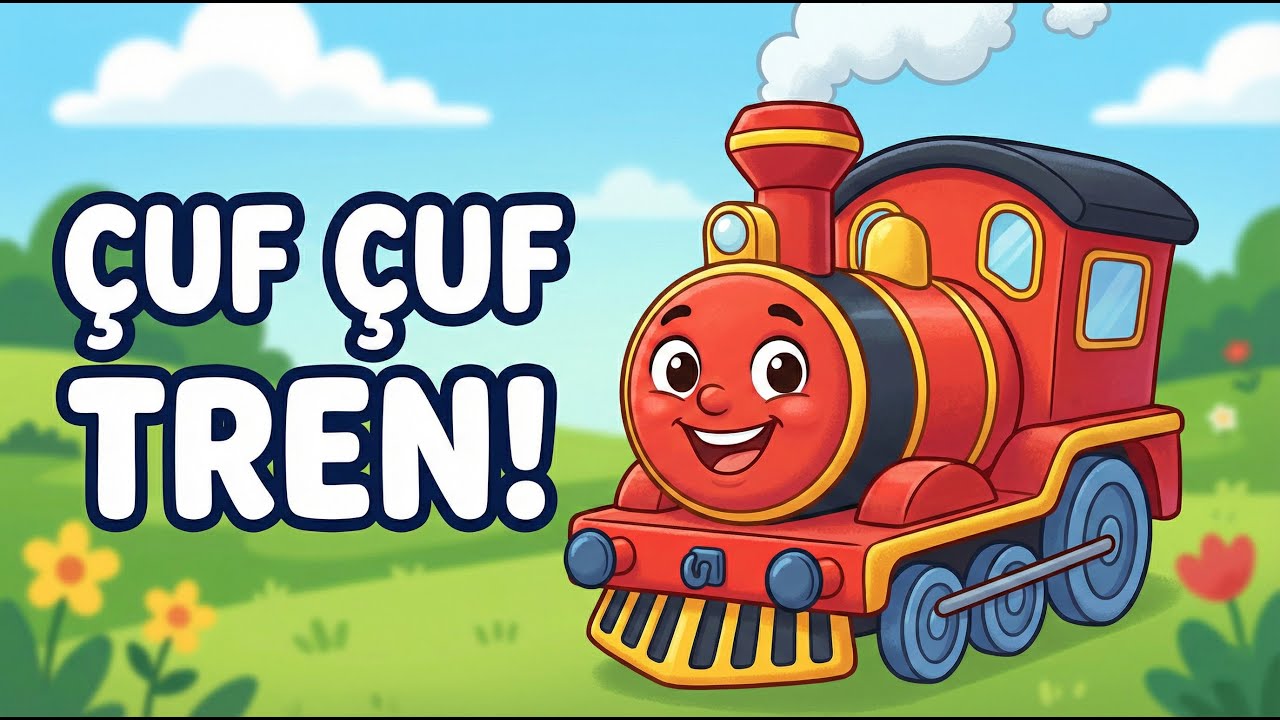 Çuf Çuf Tren Geliyor! | Sayılar, Hayvanlar ve Renkler | Çocuk Şarkısı