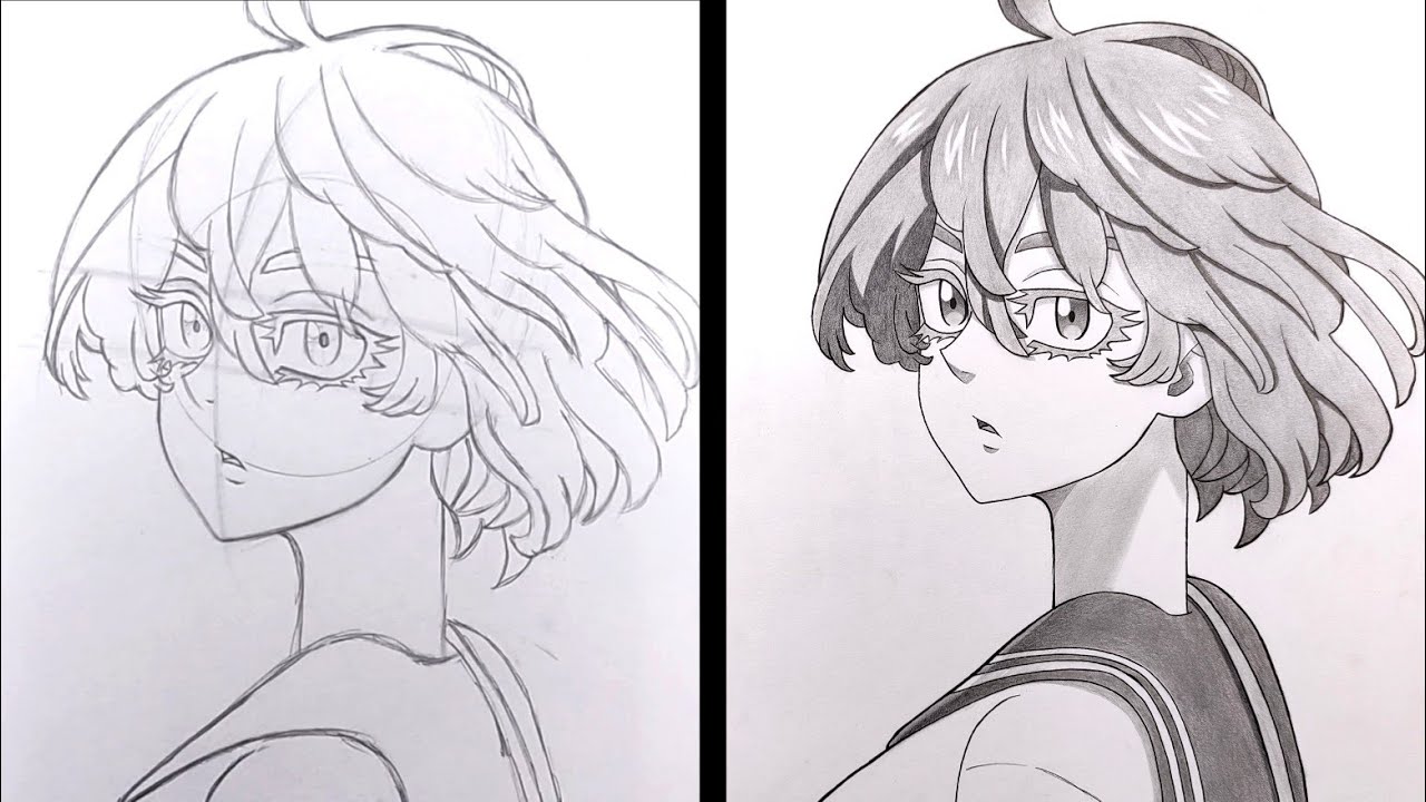 Как нарисовать Kawaragi Senju из Tokyo Revengers