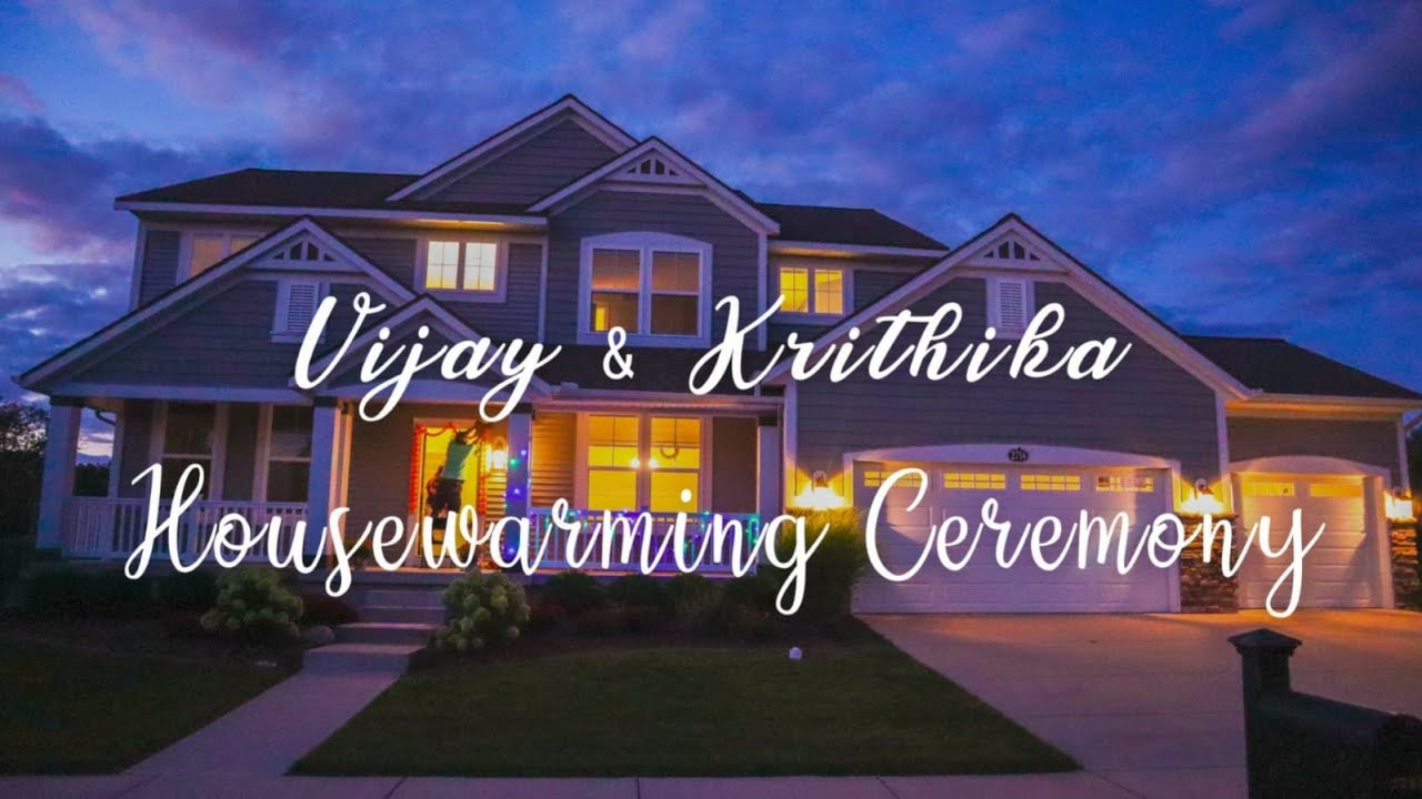 Vijay & Krithika Housewarming in Michigan | Housewarming Ceremony | Grahapravesam @Michigan