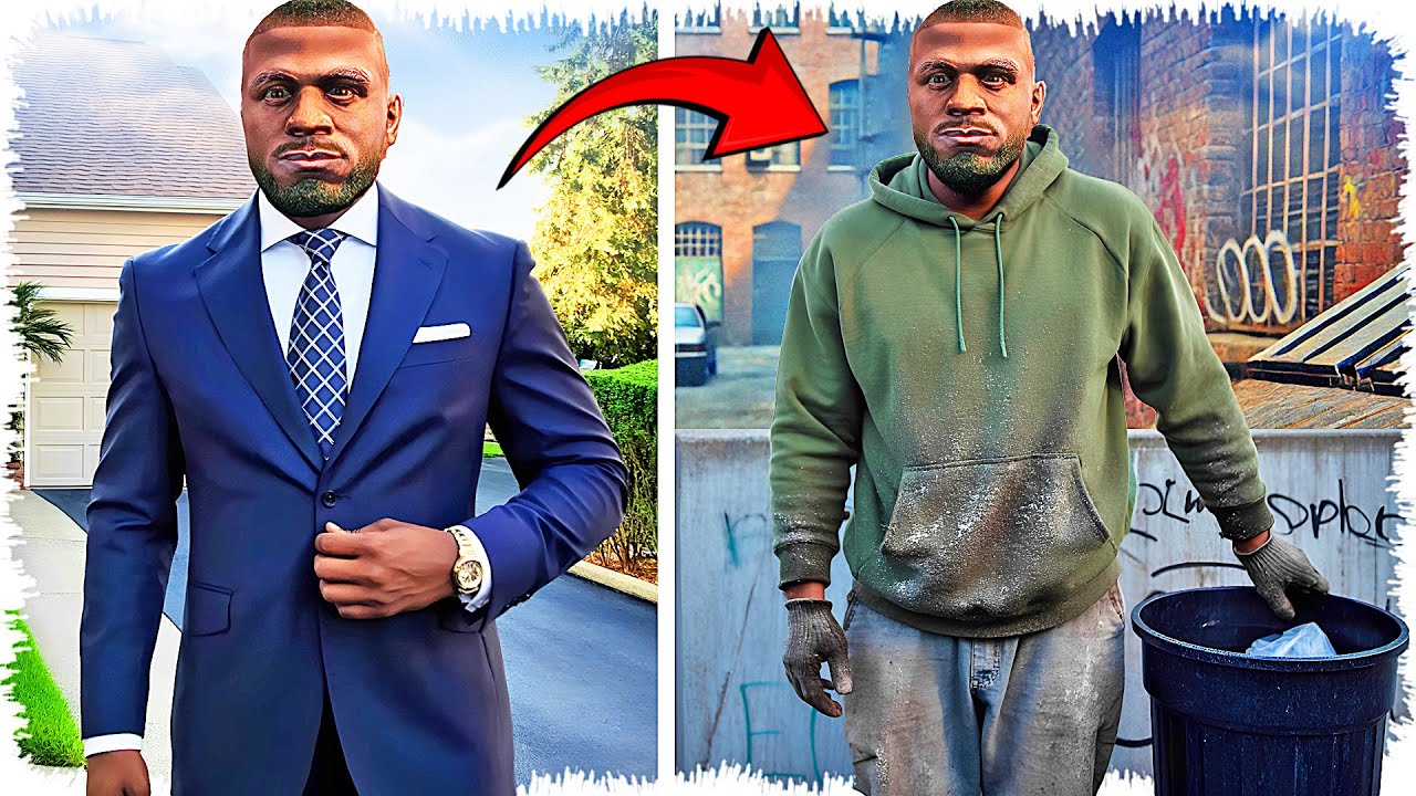 Джонни Президенттен бомжға айналды (GTA V)