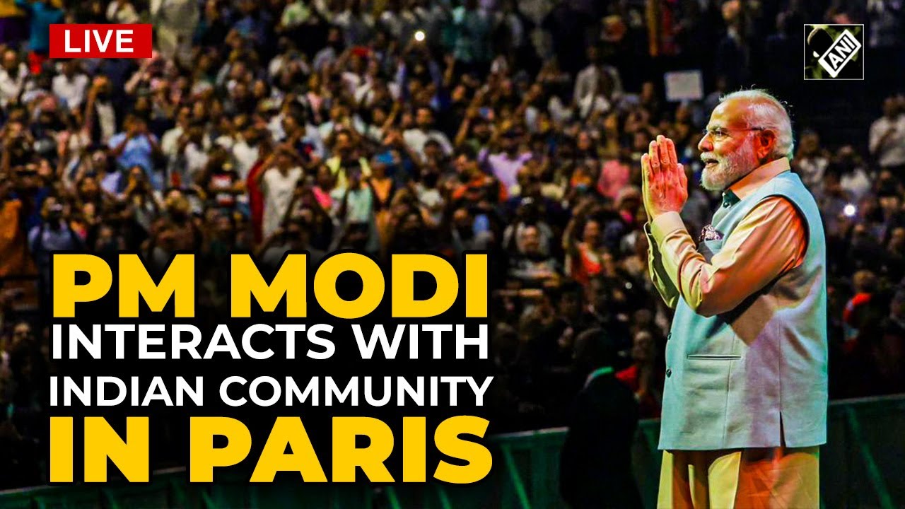 PM Modi Interacts with the Indian Community at the iconic La Seine Musicale in Paris