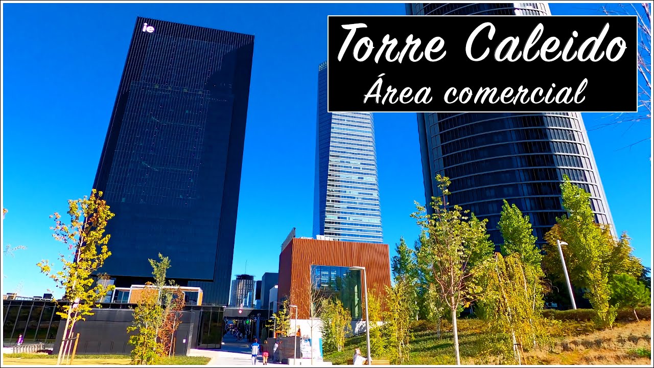 (4K) Torre Caleido Centro Comercial | Recorrido por la nueva zona de compras y ocio en Madrid