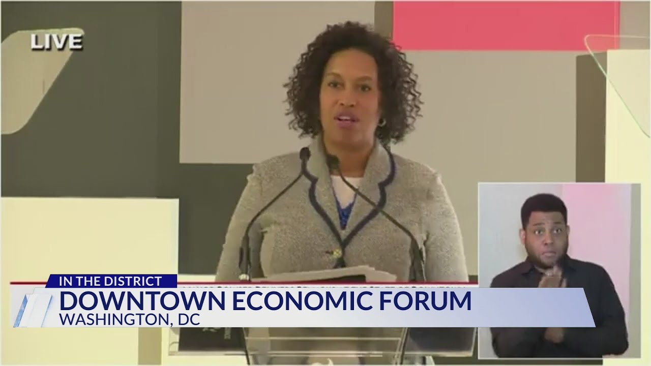 DC Mayor Bowser speaks at Downtown DC economic forum