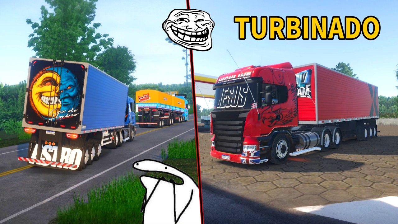 Fiz um COMBOIO com Aleatórios e veja no que DEU - Global Truck Online 😂🇧🇷