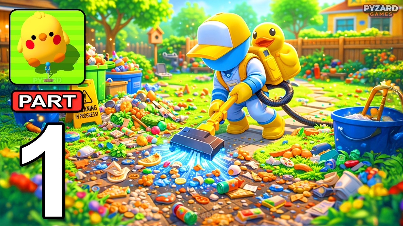 Clean All 3D - Gameplay Walkthrough Part 1 - Clean It All 3D (Android, iOS)