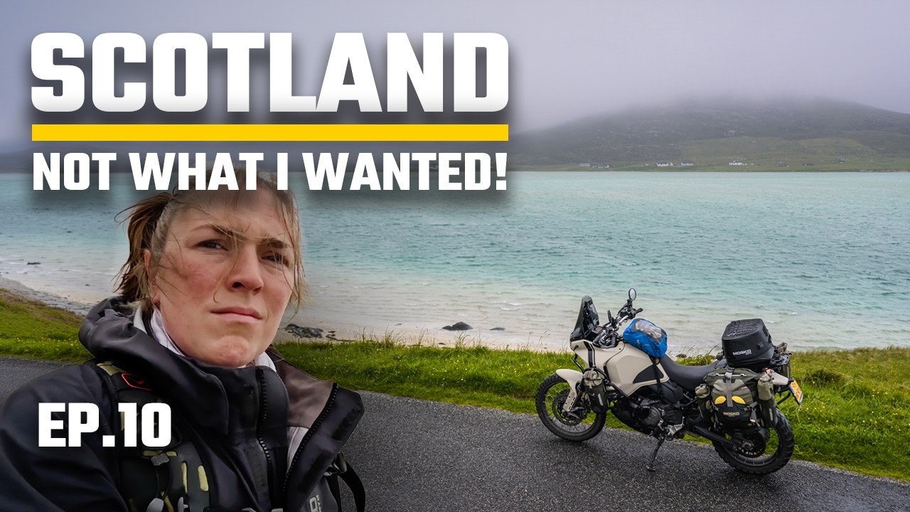 Wish I had more time! Defeated but DETERMINED - SCOTLAND isle Lewis & Harris motorcycle (S8-EP10)