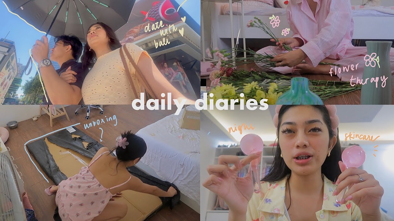 ЕЖЕДНЕВНИКИ | конец второго семестра, цветочная терапия, дни дома 🎀💐