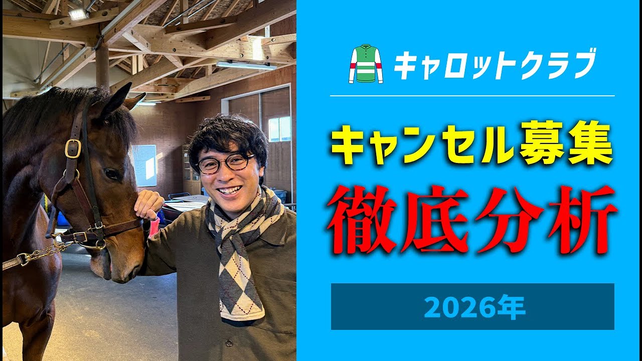 キャロットクラブ キャンセル募集｜当選率0.8%の現実と“狙うべき馬”を徹底分析