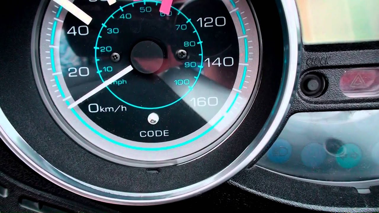 Piaggio Xevo 125  - 2 flash error code