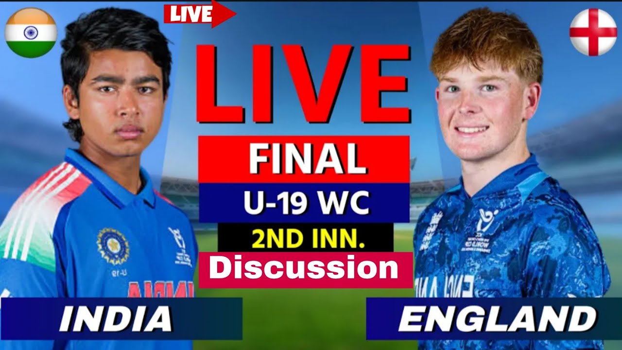 LIVE: India 6th World Cup Loading! 🏆 Vaibhav’s 15 Sixes vs England 🔴