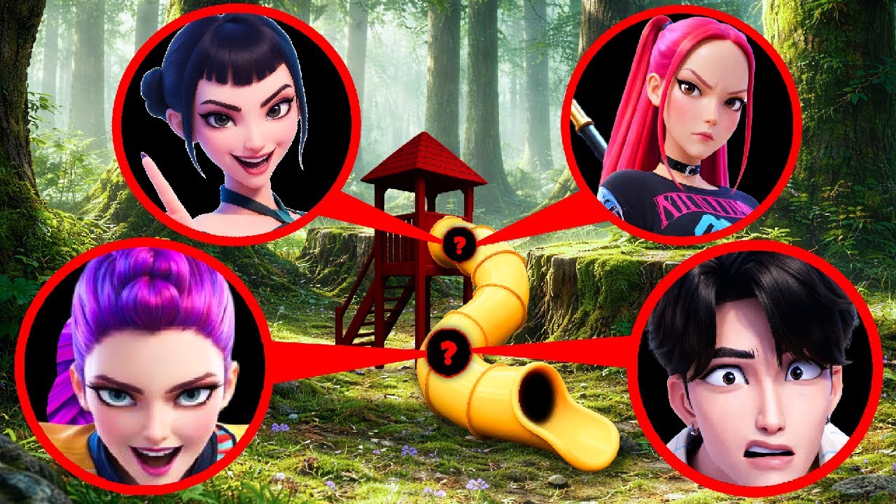 SERIOUSLY? I FOUND HUNTRIX AND SLIDE MONSTER in REAL LIFE (KPOP DEMON HUNTERS)