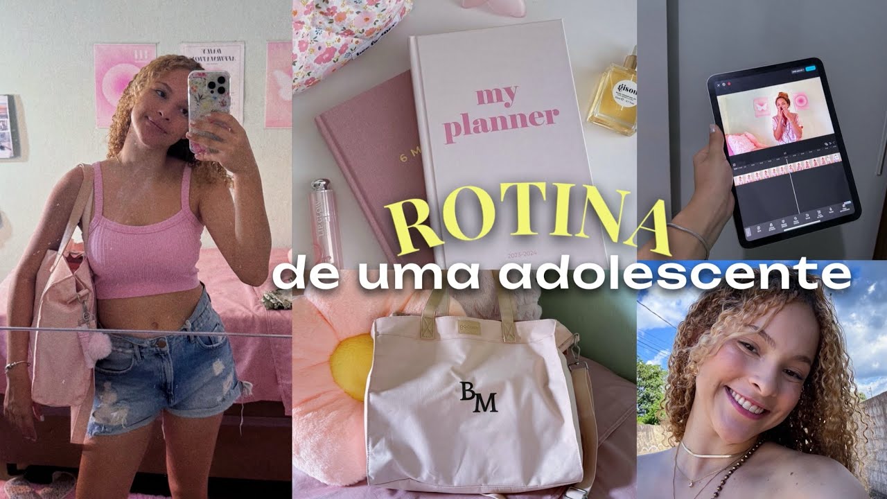 ROTINA REAL DE UMA ADOLESCENTE: trabalhando e estudando ✨