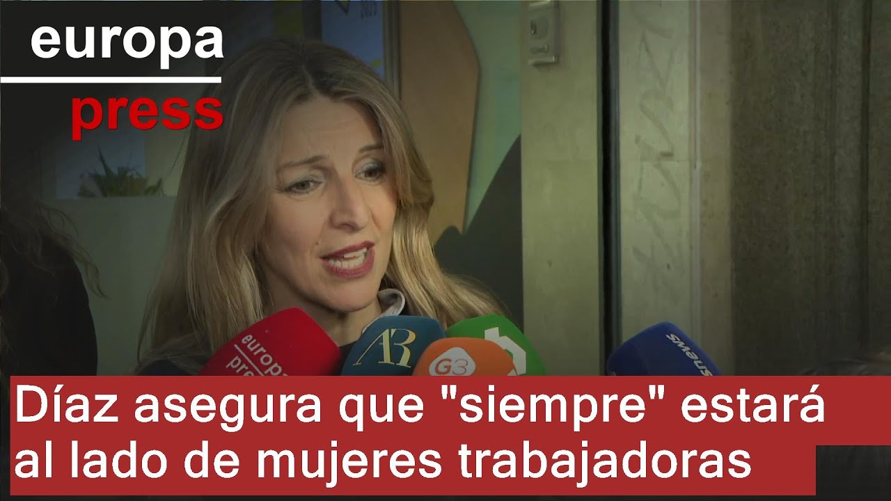 Yolanda Díaz asegura que 