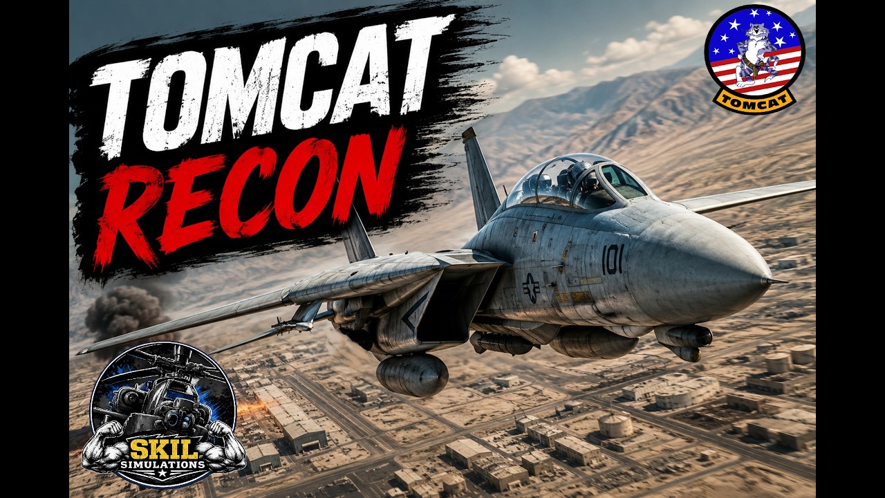 #dcs F-14B(U) TARPS recon over enemy airbase in Iraq