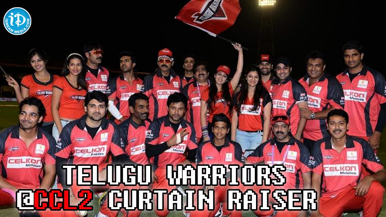 Telugu Warriors Team Introduced at CCL 2 Curtain Raiser | Venkatesh, Charmi