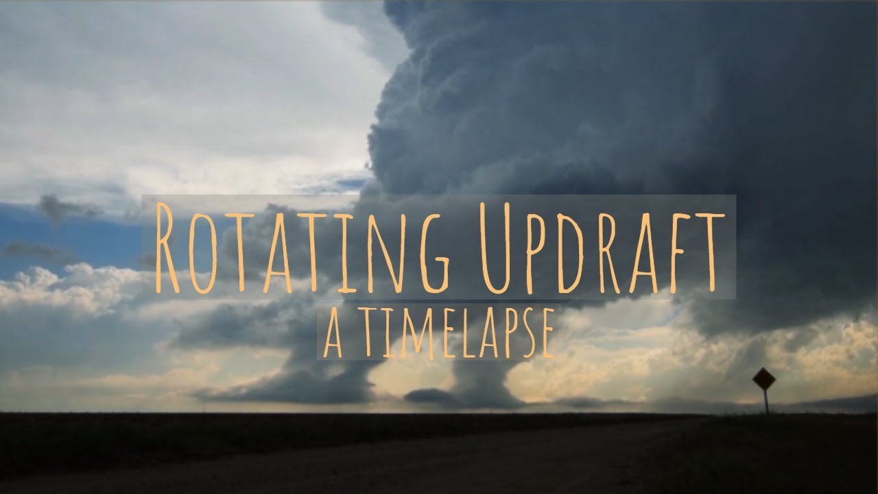 Rotating Updraft: a Timelapse