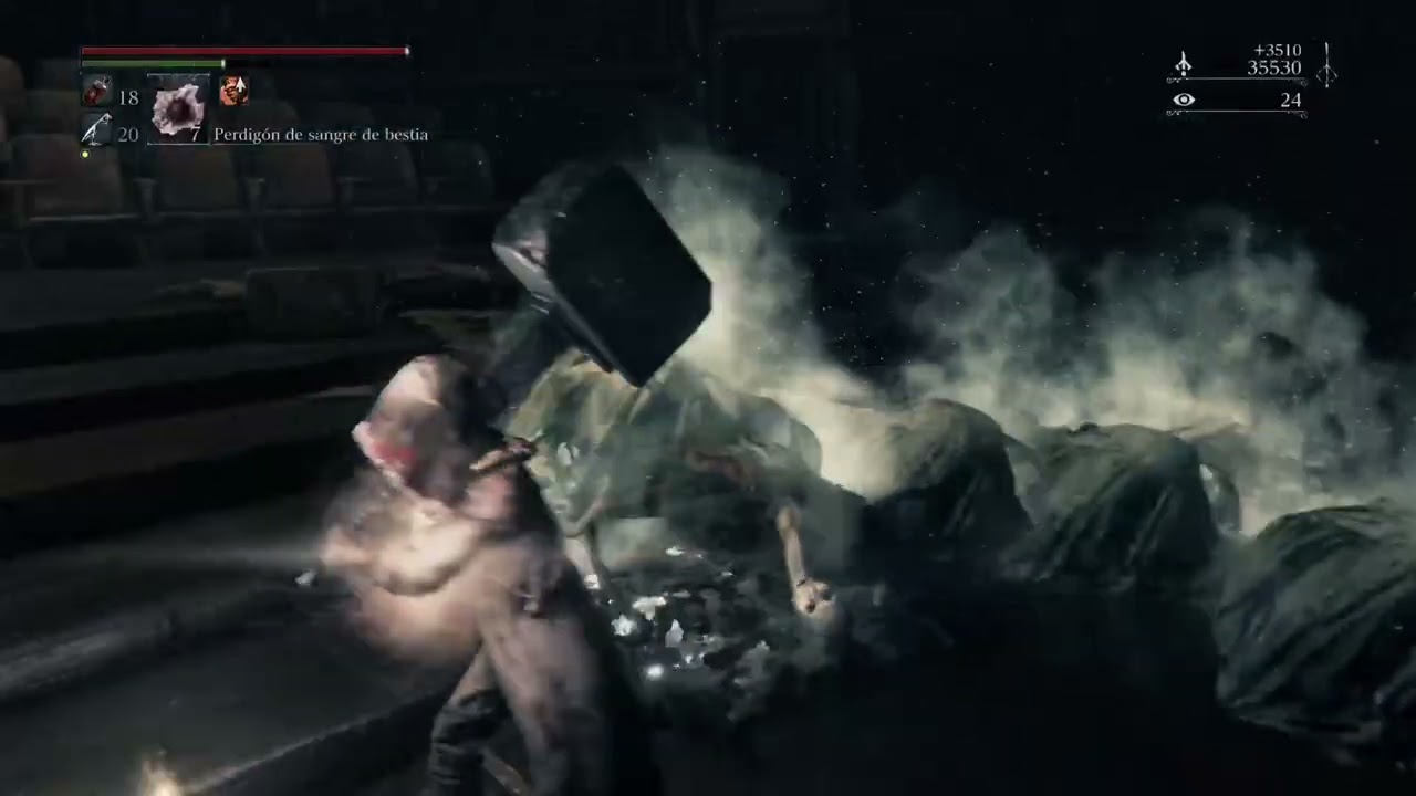 jugando bloodborne